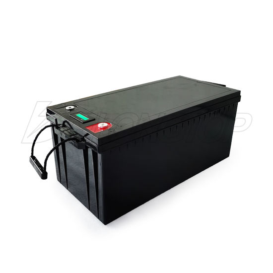 Batería de litio-hierro de 12V 200ah LiFePO4 para Auto RV Solar