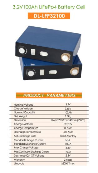 Baterías recargables 12V 200ah de fosfato de hierro y litio LiFePO4 de ciclo profundo