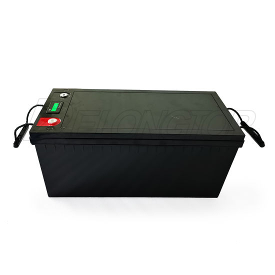 Batería de litio-hierro de 12V 200ah LiFePO4 para Auto RV Solar