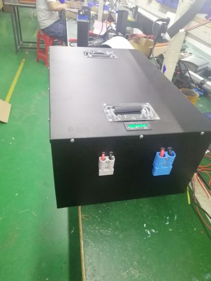 Paquete de batería de iones de litio LiFePO4 96V 100ah para sistema solar de carro de golf