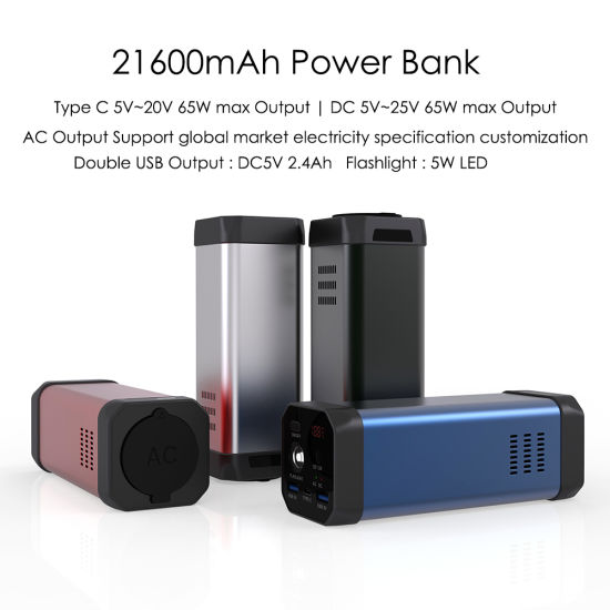Banco de energía portátil 20000mAh para teléfono