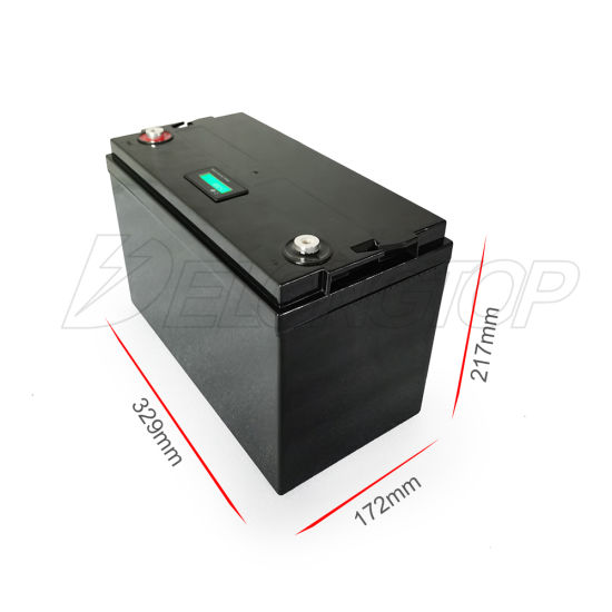 Batería recargable de iones de litio LiFePO4 12V 75ah de mantenimiento gratuito de fábrica de China