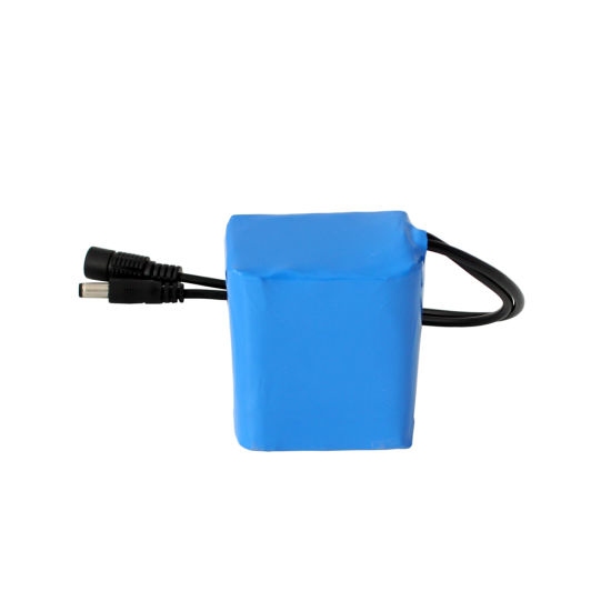 Batería de litio recargable ligera de 12 V 4 Ah para luz LED