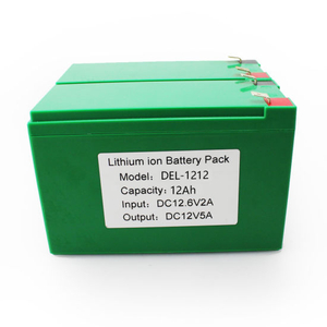 Paquete de batería de litio de luz solar de alta calidad de 12V / 24V