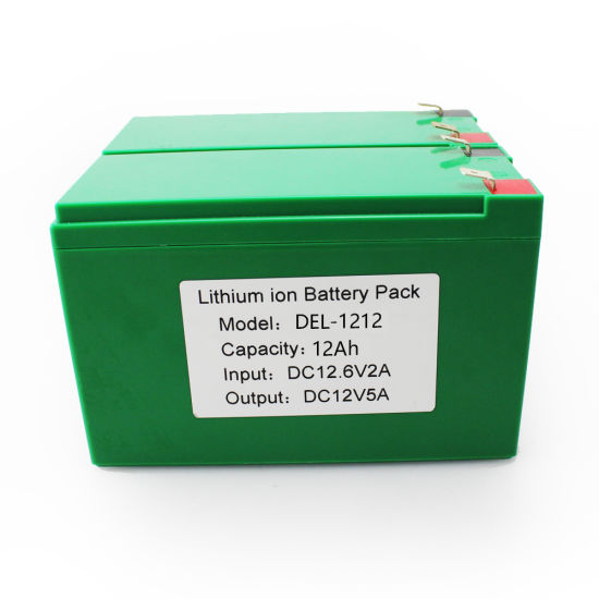 Paquete de batería de iones de litio personalizado de 12V 24ah