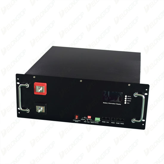 Batería de litio de 5.12kw 51.2V 100ah 48V RS485 BMS LiFePO4 para el sistema de almacenamiento de energía solar